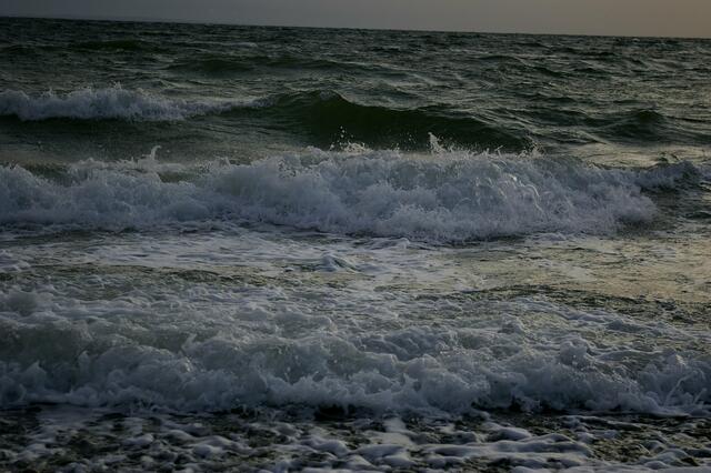 Vorsicht vor nassen Füßen