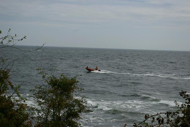 wohin fährt das Rettungsboot?