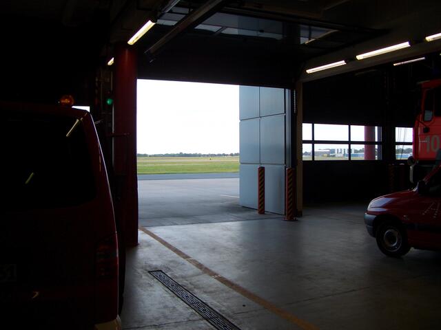 Blick auf`s Rollfeld