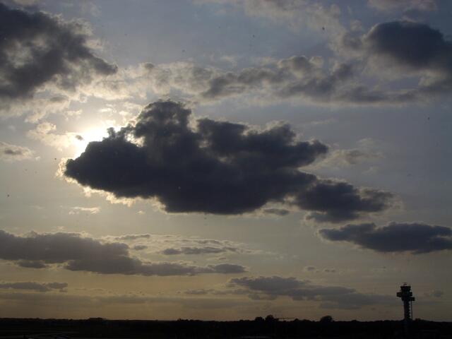 Sonne und Wolken