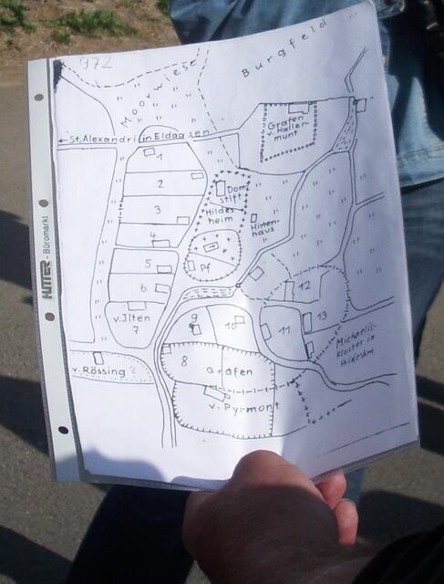 Lageplan von Alferde 972