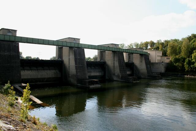 angekommen der Blick hinauf