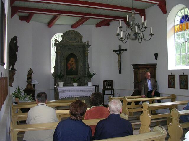 Schlichte Innenausstattung