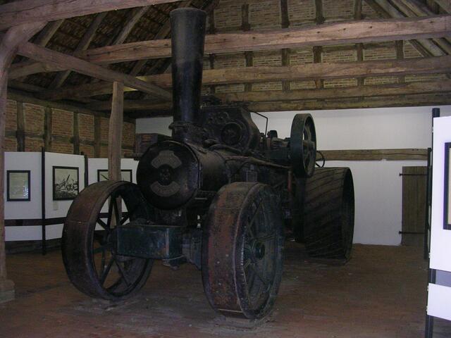 Dampfmaschine für die riesigen Moorpflüge