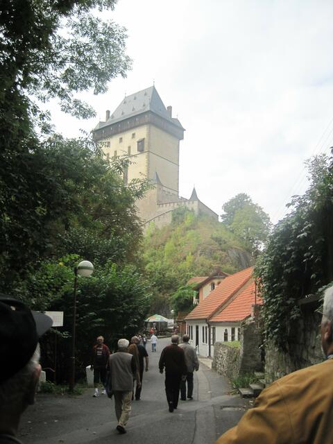 Die Burg ist in Sicht