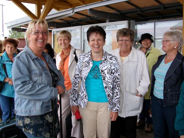 Karin, Gitti, Irmgard, Geli, Kathi, Ursel und Gerlinde