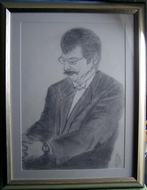 Ein Portrait, das sie anfertigte
