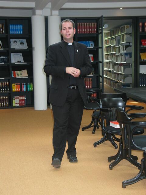 Diakon Gregory Herzel während seiner Ausführungen.
