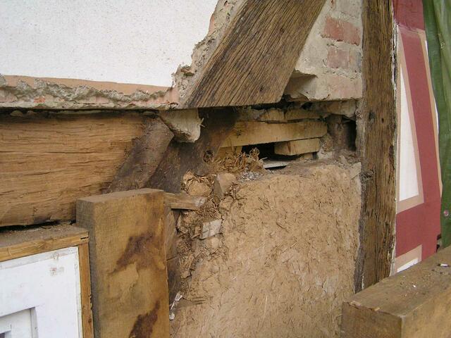 Stückwerk voriger Bauunternehmen