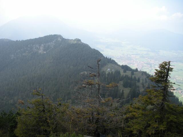 Blick hinunter zur Kohleralm