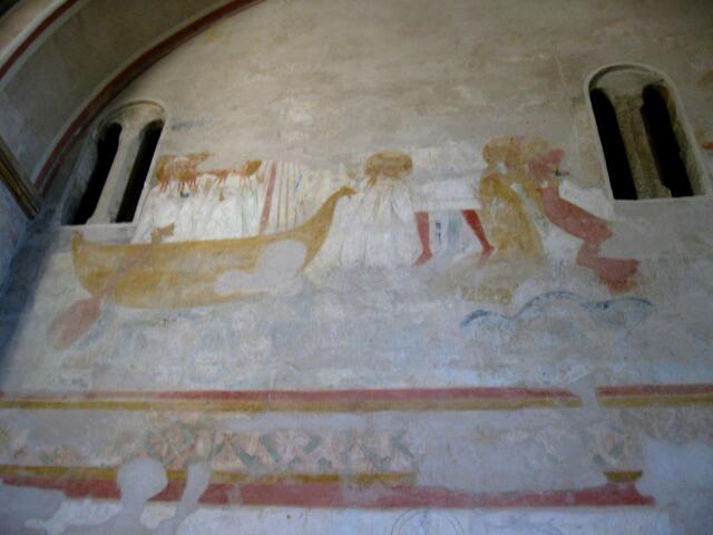 Deckenmalerei am Eingang