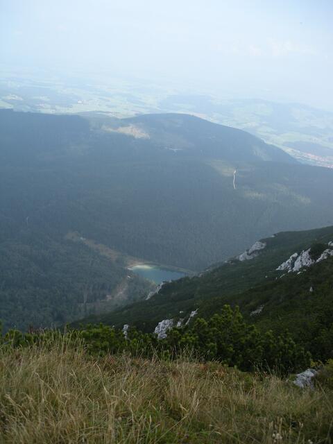 Blick hinunter zum Frillensee