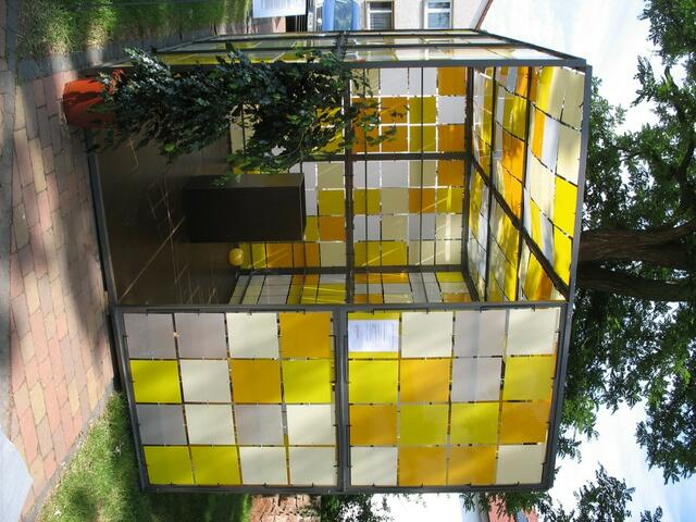 Eine moderne transportable Kirche