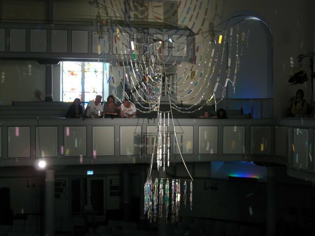 Lichterspiel in der Kirche