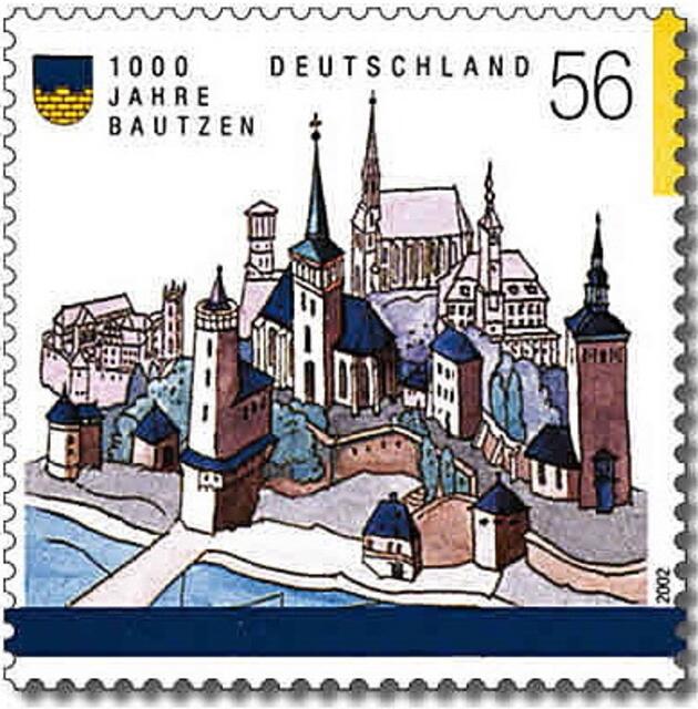 2002 gab es diese bundesdeutsche Briefmarke - schon sioe machte NEUgierig