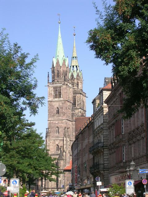 Blick auf St. Lorenz
