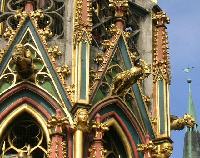 Detail vom Schönen Brunnen