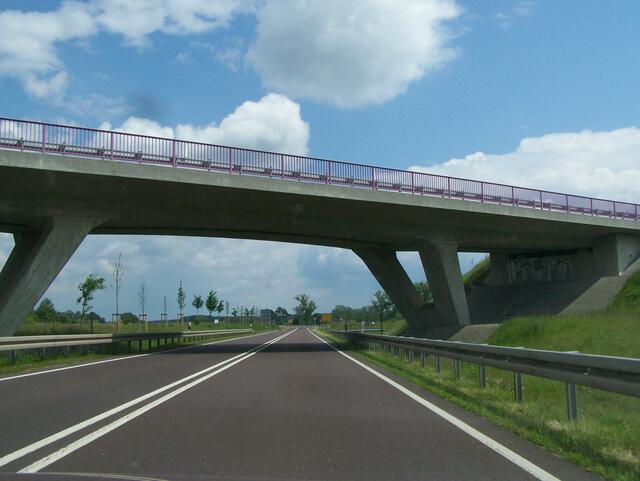 Brücke einer Ortsumgehung B188 in Sachsen Anhalt