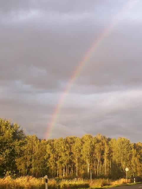 Regenbogen am 13. September 2009 - gesehen von der B188N