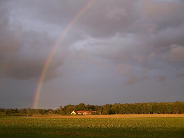 Regenbogen über Burgdorf