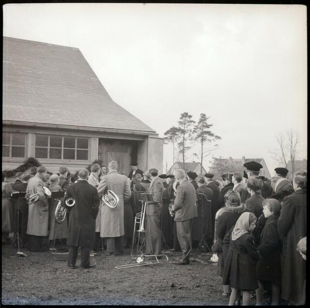 Einweihung der Notkirche in Stadtallendorf (14.12.1952) | Foto: Edmund Zaschke