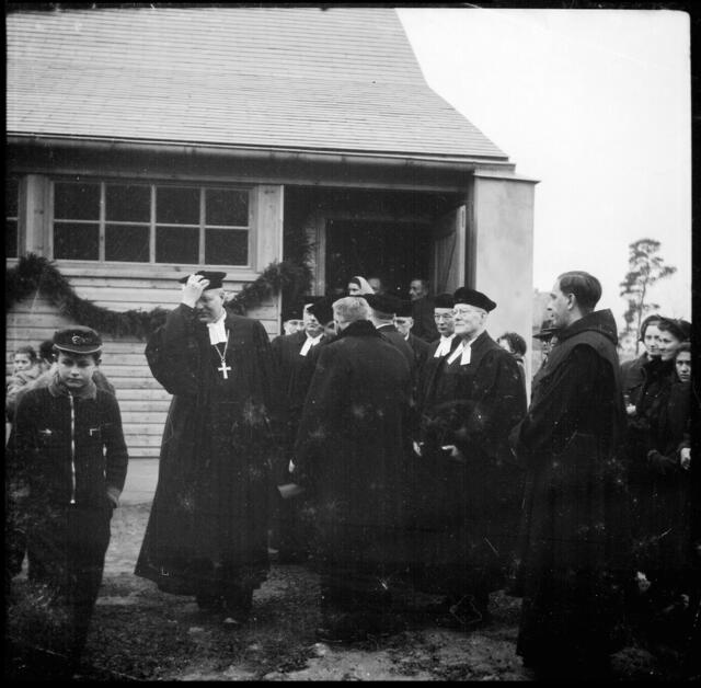 Einweihung der Notkirche (14.12.1952) | Foto: Edmund Zaschke