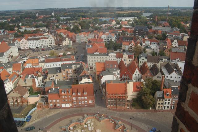 Blick über Wismar