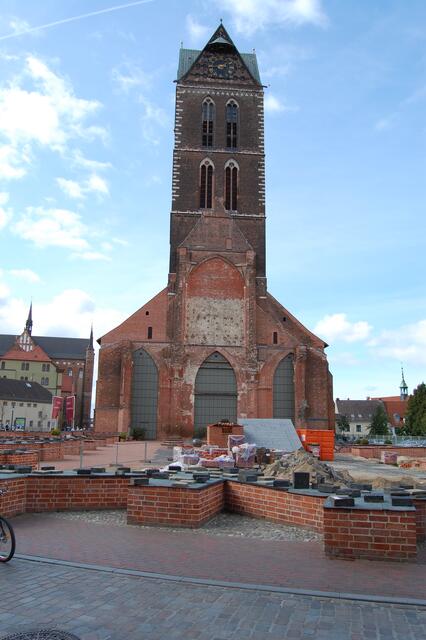 Restaurationsarbeiten an der St.Marien-Kirche