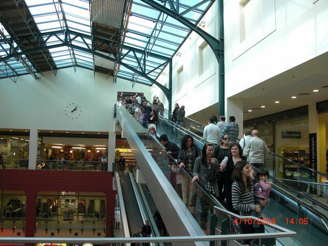 Sterncenter Parkhaus Rolltreppe 10/2009