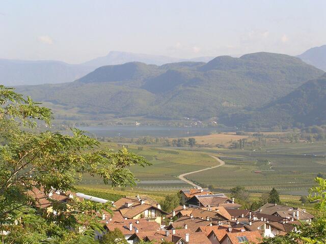 Blick auf den Kalterer See von Söll
