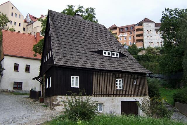 das sogenannte "Hexenhäuschen" das eher ein Fischerhaus ist (siehe Text)