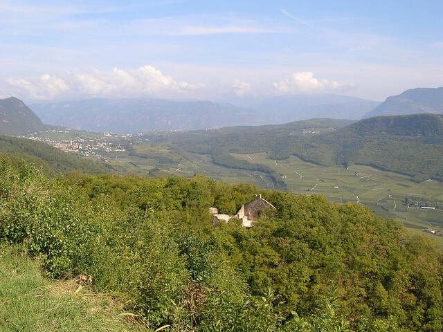 Blick nach Kaltern