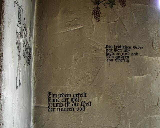 Wirtshaussprüche an allen Wänden