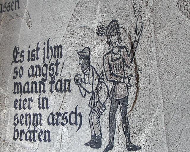 "in" ?  boah, wie das wohl gehen mag