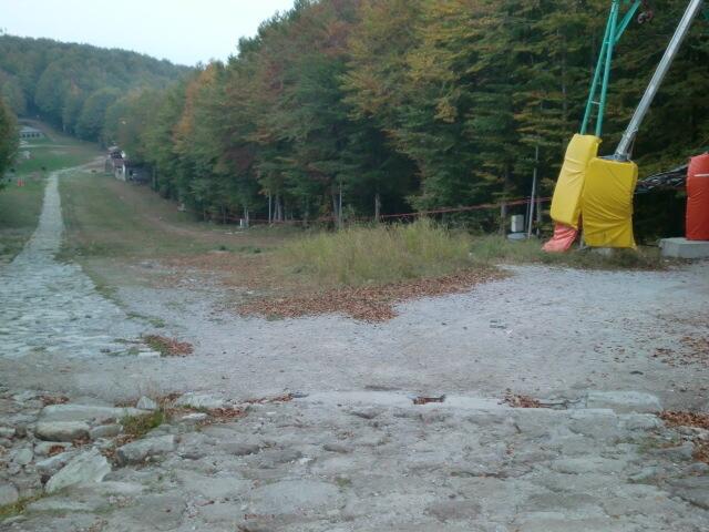 Die Skipiste am Monte Amiata - stolz ist man da drauf :-)