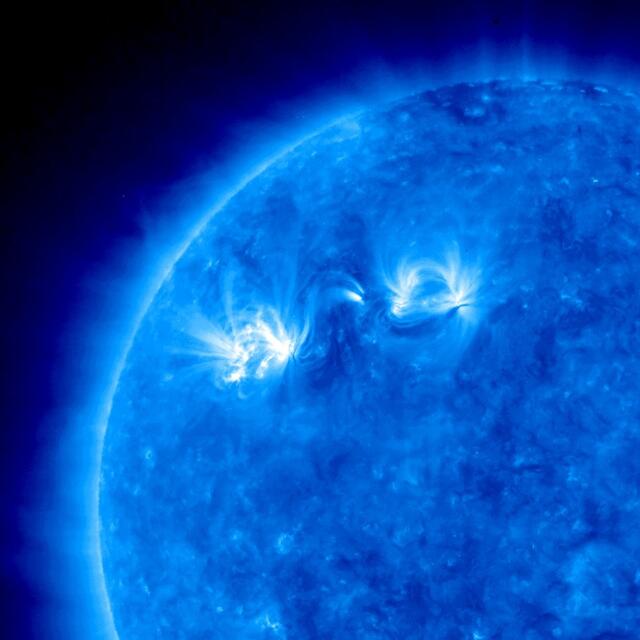 Das Licht der Sonne hier beobachtet durch SOlar Heliosperic Observatory (SOHO) in der Wellenlänge von 17,1 Nanometer (Extremes Ultraviolett). | Foto: Foto: SOHO/NASA/ESA