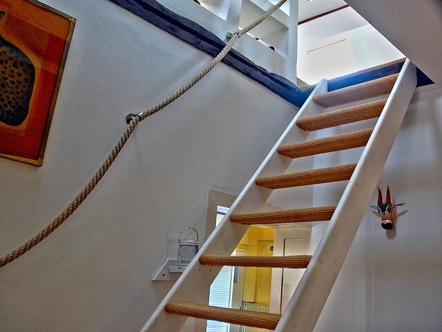 Die Treppe nach oben ...