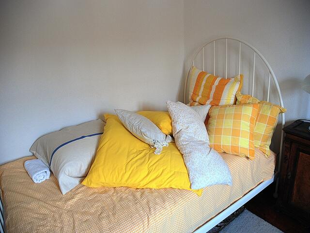 Schlafzimmer Nr. 1 - wir haben es zum Ankleidezimmer gemacht. Warum ??? --> Darum !!!