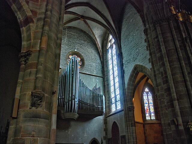 Detail der original erhaltenen Orgel von 1766.
