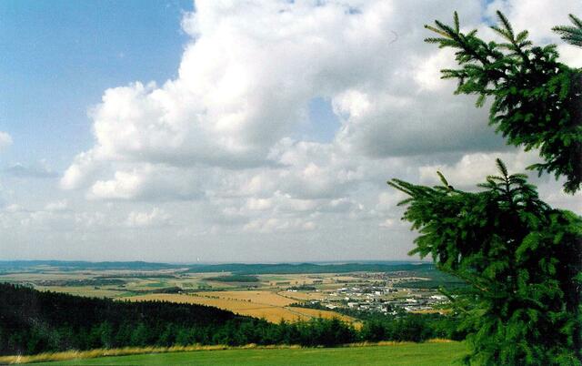Weit , weit , geht der Blick ins Land