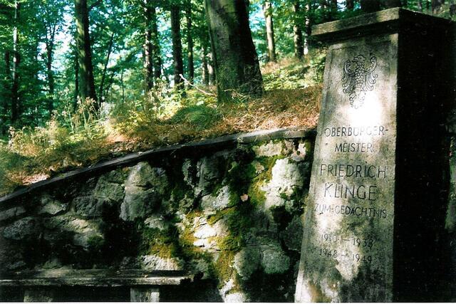 Gedenkstein am Steinberg