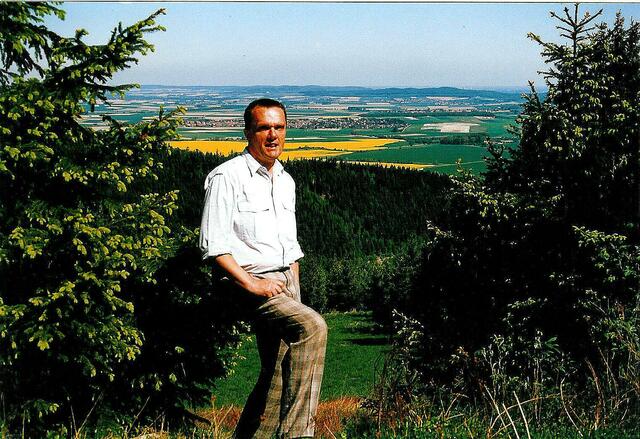 Adolf als Wanderer am Steinberg / Goslar