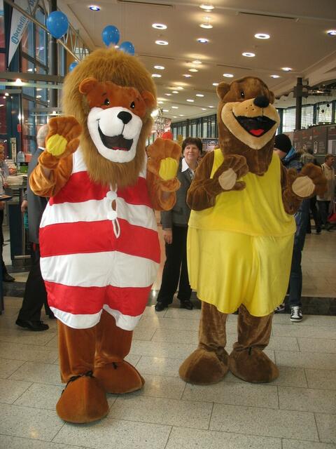 Die Hessentagsmaskottchen