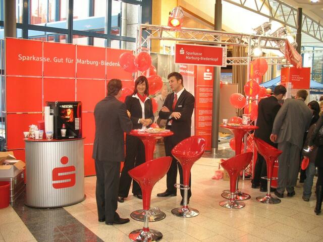 Stand der Sparkasse