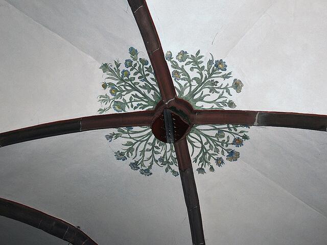 Eglise Notre-Dame de la Nativité in Saverne - ein Blick unter die Decke.