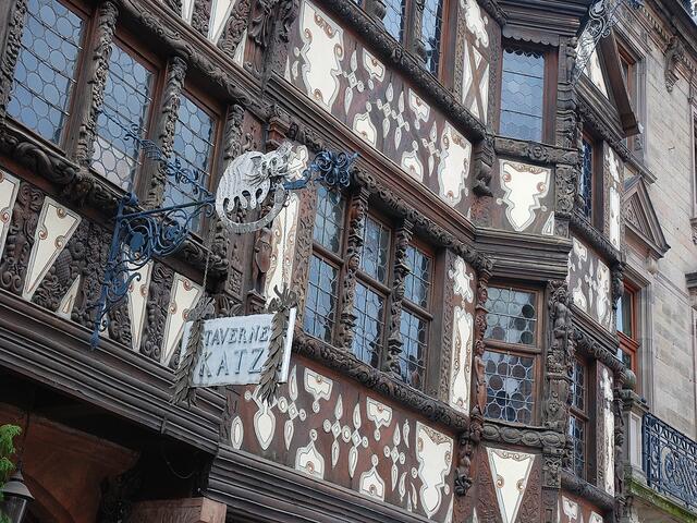 Maison Katz - heute befindet sich in den Räumen ein gemütliches Restaurant.