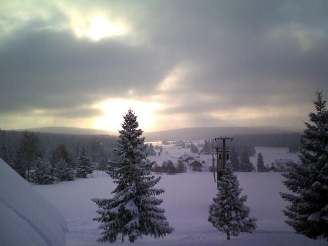 Sonnenaufgang am nächsten Morgen