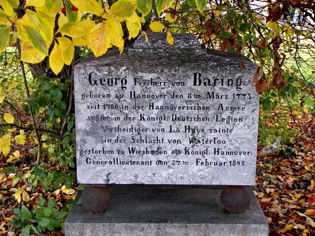 Sah ich zum ersten Mal (nach vierzig Jahren in Hannover leben!) - jetzt weiß auch, wem die Baringstraße ihren Namen zu verdanken hat