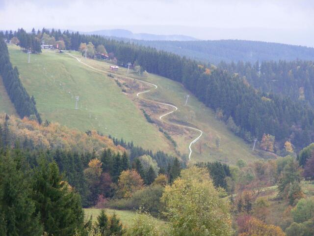 Die Sommerrodelbahn...