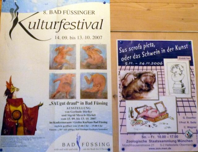 Ausstellungsplakate Gerlinde Doerfler